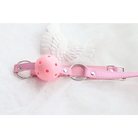 Pastel Pink Ball Style Gag in Vegan and Non - Toxic Materials - Cosparty