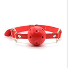 Pastel Pink Ball Style Gag in Vegan and Non-Toxic Materials - Red Ball Gag - gag