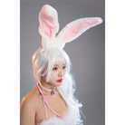 Pastel Pink Bunny Lingerie Costume Set for 33-34 84-87 Sizes - lingerie