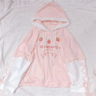 Pastel Pink Corset Hoodie Inspired by Japanese Kawaii Style - Cosparty