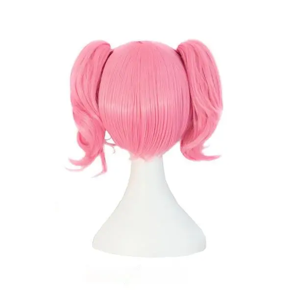 Pastel Pink Double Pigtail Wig Inspired by Madoka Kaname - Wig