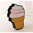 Pastel Pink Ice Cream Cone Purse for Kawaii Harajuku Style - Purse