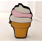 Pastel Pink Ice Cream Cone Purse for Kawaii Harajuku Style - Purse