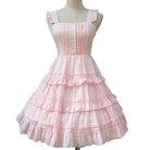 Pastel Pink Lolita Dress for Elegant Kawaii Fashion Lovers - Cosparty
