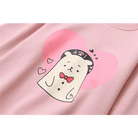 Pastel Pink Polar Bear Crewneck Sweatshirt for Kawaii Lovers - Cosparty