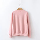 Pastel Pink Polar Bear Crewneck Sweatshirt for Kawaii Lovers - sweater