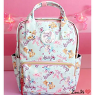 Pastel Purple Bunny and Teddy Bear Backpack for Kawaii Fashion - Backpack