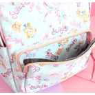 Pastel Purple Bunny and Teddy Bear Backpack for Kawaii Fashion - Cosparty