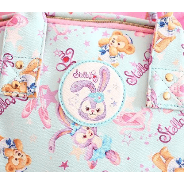 Pastel Purple Bunny and Teddy Bear Backpack for Kawaii Fashion - Cosparty