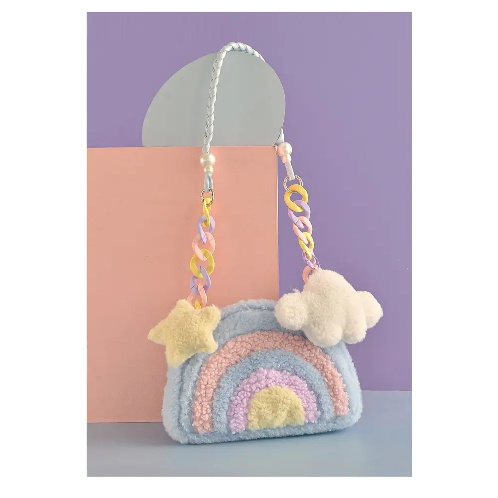 Pastel Rainbow Cloud Purse - bags, handbag, handbags, pride, purses Cosparty