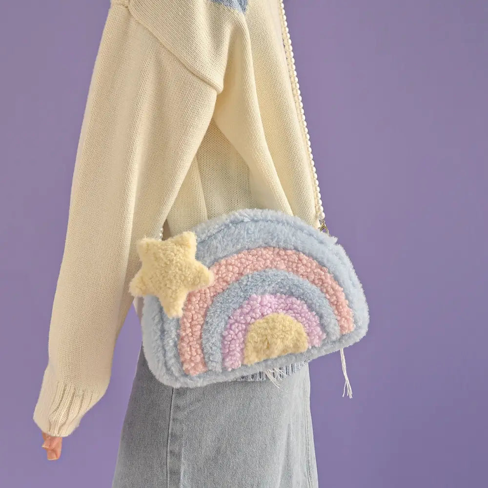 Pastel Rainbow Cloud Purse - bags, handbag, handbags, pride, purses Cosparty