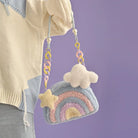 Pastel Rainbow Cloud Purse for Kawaii Style Lovers - purse