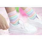 Pastel Rainbow Socks for Fairy Kei Fashion Lovers - Cosparty