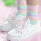 Pastel Rainbow Socks for Fairy Kei Fashion Lovers - Cosparty
