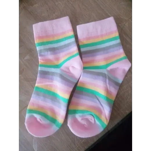 Pastel Rainbow Socks for Fairy Kei Fashion Lovers - socks