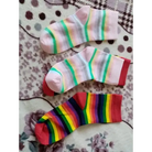 Pastel Rainbow Socks for Fairy Kei Fashion Lovers - socks