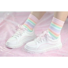 Pastel Rainbow Socks for Fairy Kei Fashion Lovers - socks