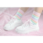 Pastel Rainbow Socks for Fairy Kei Fashion Lovers - Cosparty