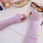 Kawaii Arm Sleeves - Twin Stars - arm warmer, warmers, cinnamoroll, fairy kei, fairykei