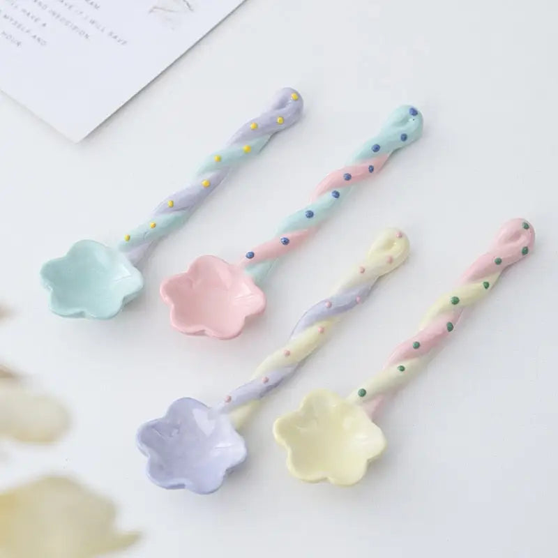 Pastel Star Spoons for a Whimsical Touch in Your Kitchen - spoon