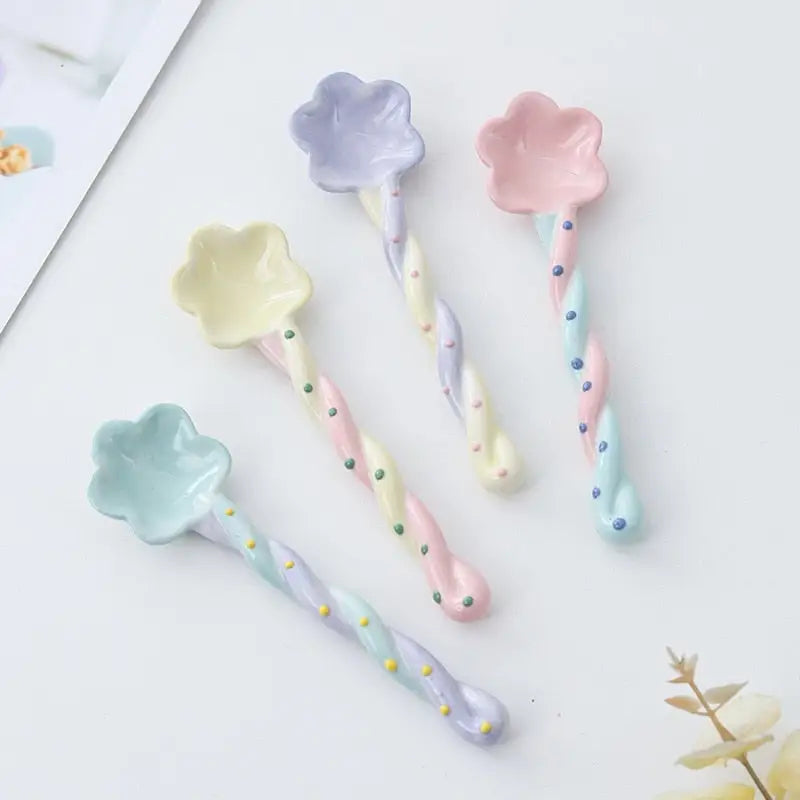 Pastel Star Spoons for a Whimsical Touch in Your Kitchen - spoon