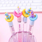 Pastel Unicorn Glitter Pens for Doodling and Display - pen