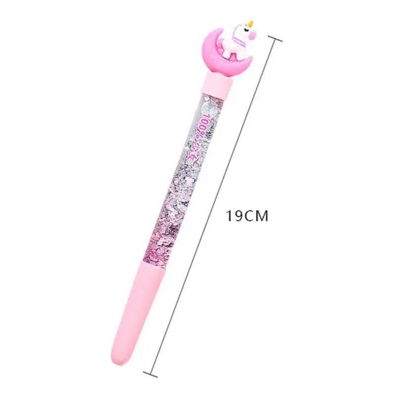 Pastel Unicorn Glitter Pens for Doodling and Display - pen