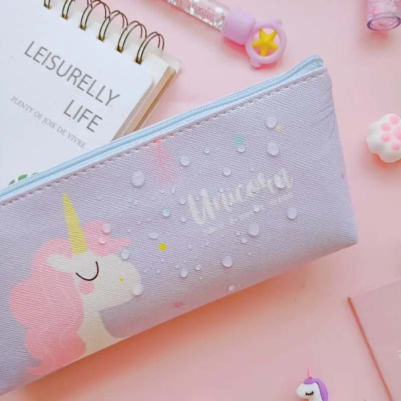 Pastel Unicorn Mermaid Pencil Case for Storing Essentials - Cosparty