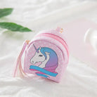 Pastel Unicorn Wallet with Secure Zipper Closure - Cosparty