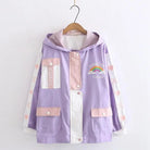 Pastel Windbreaker Coat in Candy Colors for Fairy - Kei Fashion - Cosparty