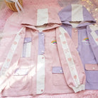 Pastel Windbreaker Coat in Candy Colors for Fairy-Kei Fashion - coat