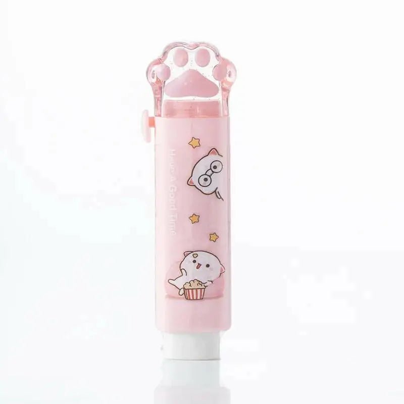 Peach Cat Eraser for Kawaii Stationery Lovers - Cosparty