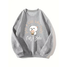 Peach & Goma Collectible Figurine Enjoying Boba Tea - Cosparty