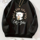 Peach & Goma Collectible Figurine Enjoying Boba Tea - Cosparty