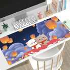 Peach & Goma Mouse pads.