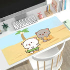 Peach & Goma Mouse pads.