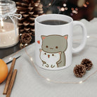 Peach & Goma Mug for Cute Beverage Enjoyment - 11oz - Mug