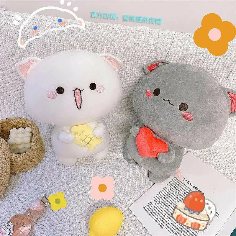 Peach & Goma Plushies for Cozy Cuddles and Soft Companionship