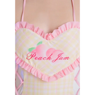 Peach Jam Ruffled Corseted Onesie for Swimsuit and Romper Styles - onesie