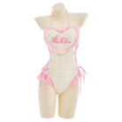 Peach Jam Ruffled Corseted Onesie for Swimsuit and Romper Styles - onesie