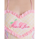 Peach Jam Ruffled Corseted Onesie for Swimsuit and Romper Styles - onesie