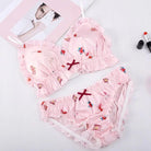 Peach Lingerie Set in Stock for Kawaii Fashion Lovers - lingerie