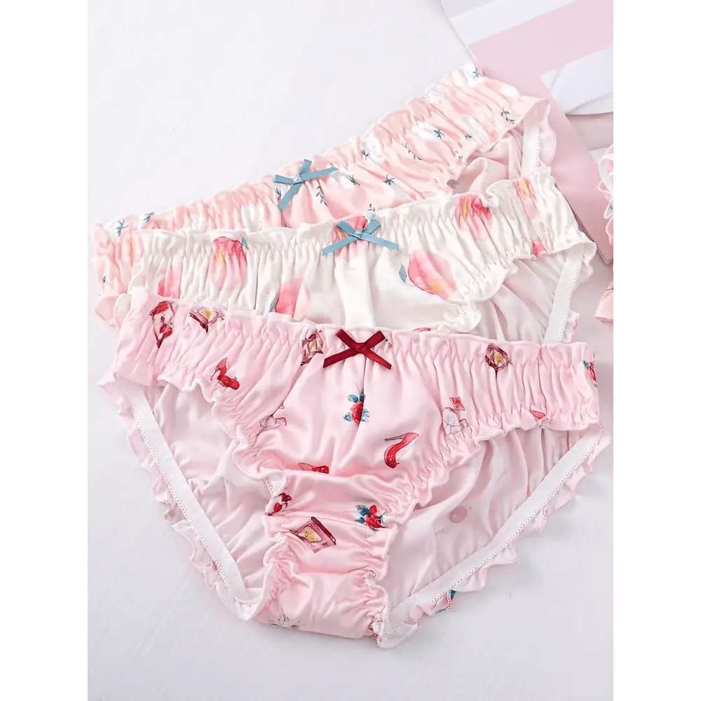 Peach Lingerie Set in Stock for Kawaii Fashion Lovers - Cosparty