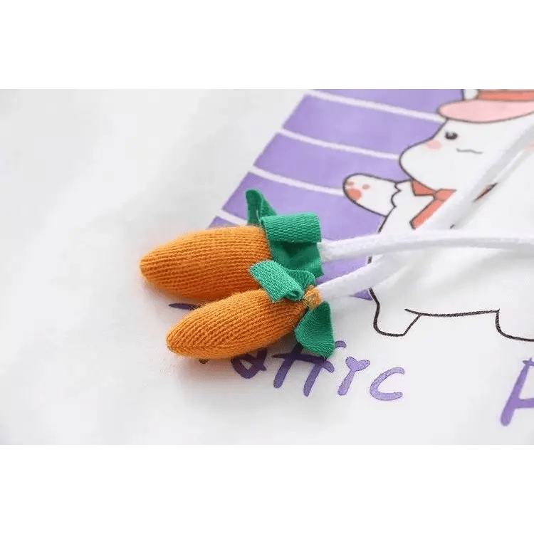 Perfectly Kawaii Bunny Ear Hoodie with Adorable Details - Cosparty