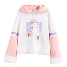 Perfectly Kawaii Bunny Ear Hoodie with Adorable Details - Cosparty