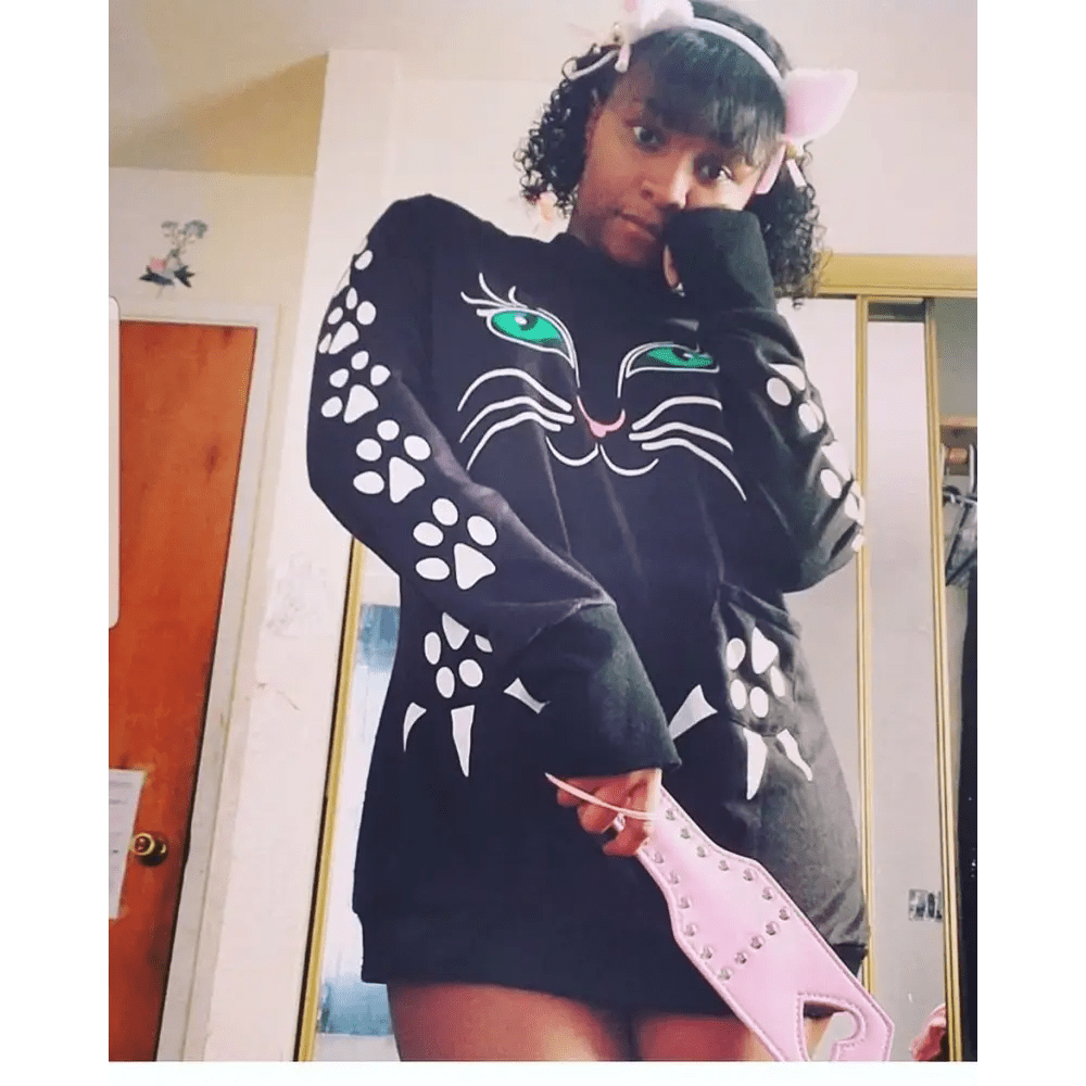 Perfectly Pink Vegan Leather Paddle with Kawaii Princess Design - Cosparty