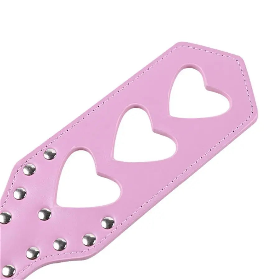 Perfectly Pink Vegan Leather Paddle with Kawaii Princess Design - accessories