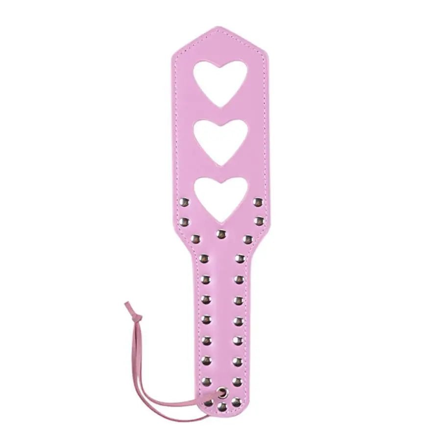 Perfectly Pink Vegan Leather Paddle with Kawaii Princess Design - Cosparty