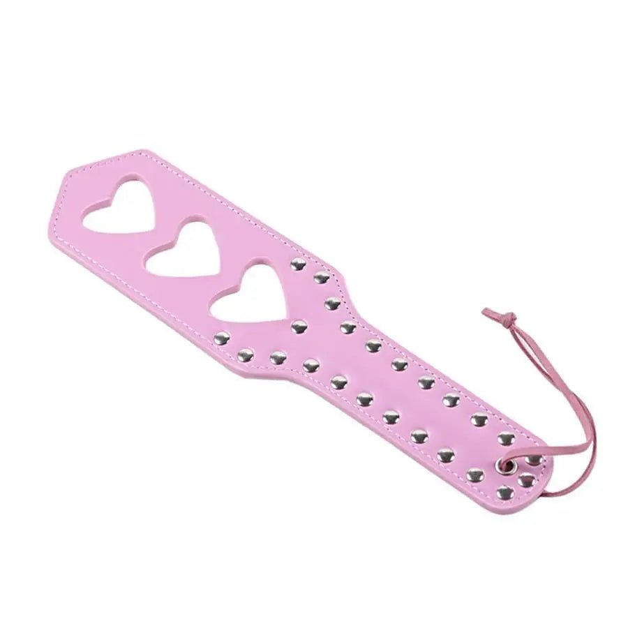 Perfectly Pink Vegan Leather Paddle with Kawaii Princess Design - Cosparty
