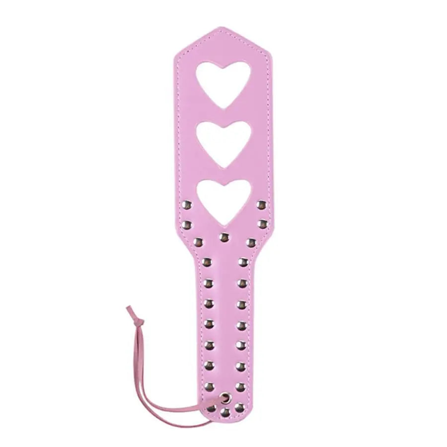 Perfectly Pink Vegan Leather Paddle with Kawaii Princess Design - accessories